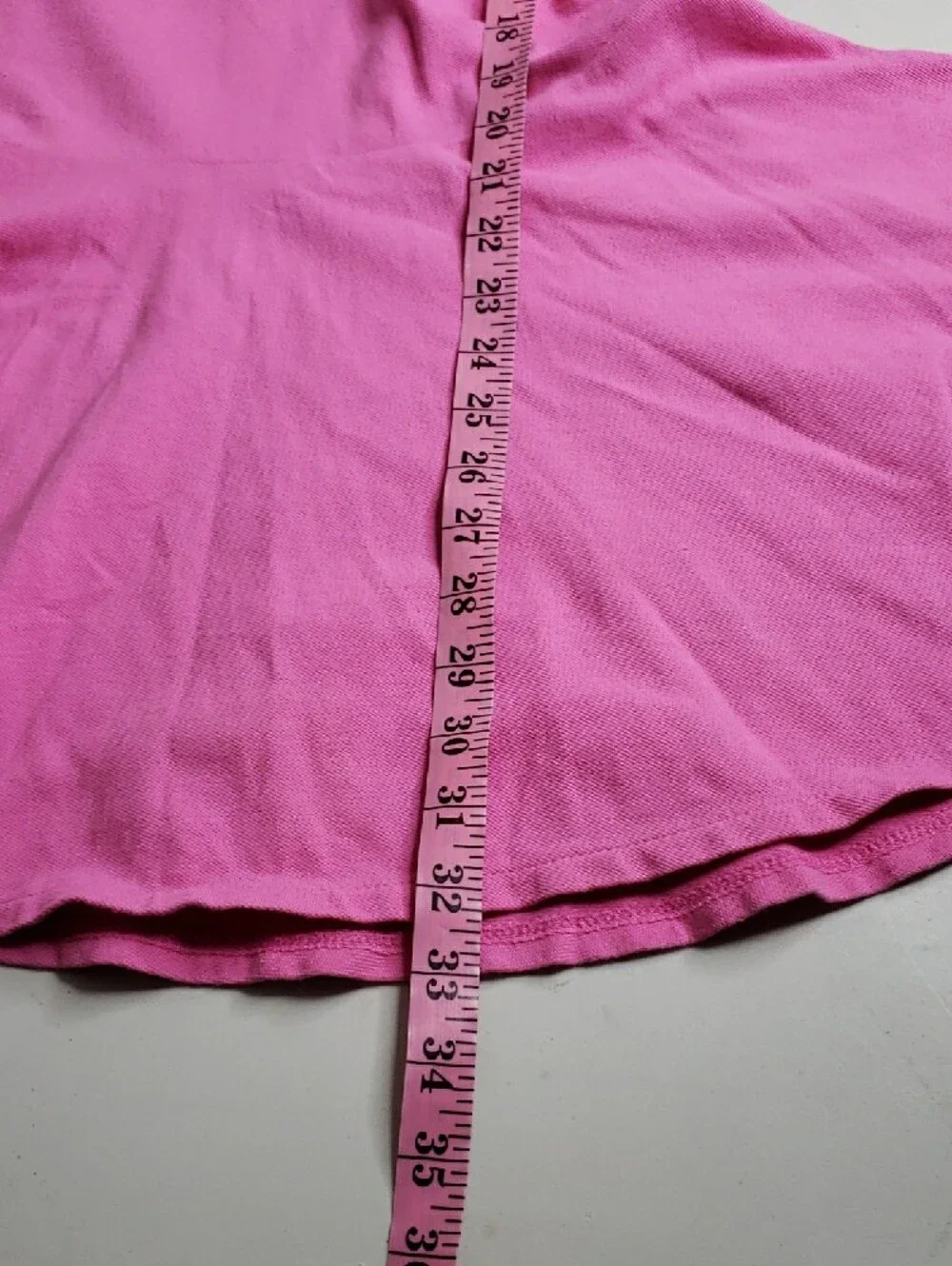 Polo Ralph Lauren Cotton Stretch Button Tennis Prep Knit Dress Size L Pink